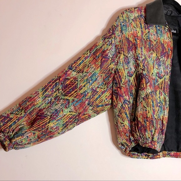 Vintage Luis Alvear Pure Silk Bomber Jacket - Picture 4 of 13